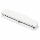 JAM Paper Metal 3 Hole Punch - White - 10 Sheet Capacity-Color: White