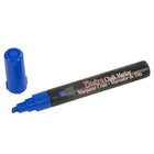 Marvy Uchida Chisel-Tip Liquid Chalk Markers - Erasable - Dustless - Blue - 2 Pack-These versatile chalk markers can be used on any non-porous surface such as: Whiteboards, Light boards, Chalkboards, Windows, Windshields, and more!