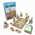 ThinkFun Cat Crimes - English-Cat Crimes features a familiar puzzle style where players have to use sequential reasoning to determine the final order and placement of the cats around the dinner table