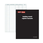 Staples Banking Record Book Bilingual-Serves as a primary book keeping procedure for small business