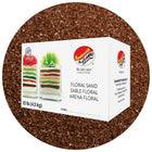 Sandtastik Floral Coloured Sand, 10 lb (4.5 kg) Box, Coffee-Coarse grain with natural sparkle throughout