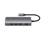 Satechi Type-C V2 w/ Ethernet Multi-Port Adapter 4K - Space Grey-Space Grey, Aluminum