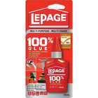 LePage 100% Glue, 50 ml-Multi-purpose, ideal for wood, metal, steel, stone, ceramic, glass, plastics, and textile