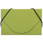 JAM Paper Kraft Ecoboard Business Card Case, Lime Green Recycled Kraft, 5 Pack (2500 207g)-Lime green kraft