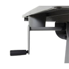 Luxor (STUDENT-C) Student Desk - Sit/Stand Desk with Height Adjustable Crank Handle-Steel frame, crank handle