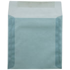JAM Paper 8 x 8 Square Envelopes, Ocean Blue Translucent Vellum, 25 Pack (1592130B)-Size: 8" x 8"