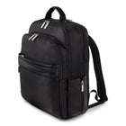 Bugatti Moretti Backpack Nylon - Black-Adjustable backpack straps for maximum comfort. Reinforced top handle for easy transport