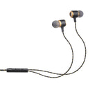 General Supply Goods + Co Metallic Wired USB-C In-Ear Earbuds with Case - Black-Wired in-ear earbuds
