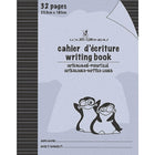 Louis Garneau Exercise Book, Interlined-Dotted, 9-1/4" x 7-1/4", 32 Pages, Purple, 48 Pack-Writing book with interlined-dotted ruling, laminated covers and thick paper