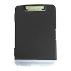 Staples Storage Box Clipboard - Black-Durable plastic, storage clipboard