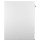 Mark Maker Legal Tabs - Letter Size - White - 1/25th cut - 25 tabs per package - 5 packages Pack - Number 178-White Single Tabs