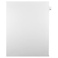 Mark Maker Legal Tabs - Letter Size - White - 1/25th cut - 25 tabs per package - 5 packages Pack - Number 178-White Single Tabs