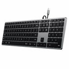 Satechi Slim W3 USB-C Wired Keyboard-Adjustable backlit keys