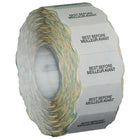 Meto 2026 2-Line White Best Before/Meilleur Avant Labels 1125/RL, 12 Pack-Wavy edges designed to catch customer's attention