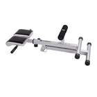 Stamina Hyperextension Bench 2014 - Black-Height-adjustable footrest and backrest