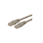 StarTech Category 6 Molded Utp Patch Cable, 1 ft., Grey-Molded