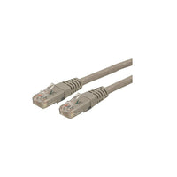 StarTech Category 6 Molded Utp Patch Cable, 1 ft., Grey-Molded