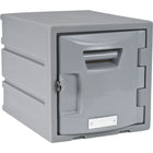 Plastic Lockers, Locker, Dimensions W" X D", 12 X 15-12" H locker (usually stacked 6 units high)