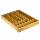 Heim Concept Organic Bamboo 6-Slot Utensils Organizer-It is ideal not only for holding kitchen utensils but also good for storing office supplies or cosmetics