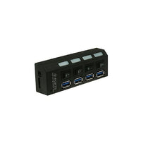 MMNOX UH104 4 Port 3.0 USB Smart Hub with Switch-4-port USB hub