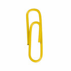 JAM Paper Colored Standard 1" Paper Clips - Yellow - 3 Packs of 100-Premium paper clips made from high quality vinyl coated steel wire