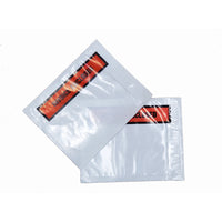Belle-Pak Packing List Envelope - 4.5"H x 5.5"W - 1000 Pack-Clear Face with Black Font & Red Background