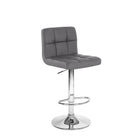Plata Import Paul Adjustable Stool, Grey, 2 Pack-Bar Stool