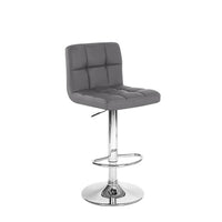 Plata Import Paul Adjustable Stool, Grey, 2 Pack-Bar Stool