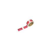 SCN Industrial Pre-Printed Message Tapes - 36 Pack-Adhesive Non Removable