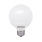 Northern Stars 80093 LED Light Bulb, G25 7W, Dimmable, Frosted, White, 2 Pack-LED G25 8W Frosted, Warm white (Soft white)