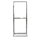 Eddie's Double Decker Frame Floor Standing Sign Holder - 22" x 28" - Chrome (130403-1)-22" x 28" Double Decker Frame Floor Standing Sign Holder