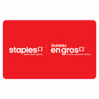 Staples $5 Gift Card-Always the perfect gift - redeemable at all Staples retail stores in Canada