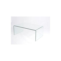 Plata Import Waterfall Small Coffee Table (CB124-45-SMALL)-Glass