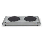 SALTON Infrared Cooktop - Double Burner-Compatible with all types of cookware, including glass and aluminum