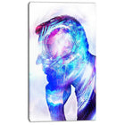Designart Thoughts of Time Street Art Canvas Artwork, (PT3602-16-32)-Print