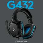 Logitech G432 Wired Gaming Headset - PC - Black-DTS Headphone:X 2.0 surround sound lets you hear enemies sneaking behind you, special ability cues, and immersive environments. It’s positional clarity that can make the difference between victory and defeat