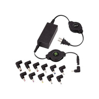 ReTrak Retractable Universal Laptop Charger and Power Adapter-Compatible with over 7,000 models and most major brands of laptops