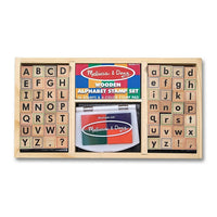 Melissa & Doug Alphabet Stamp Set (LCI3557)-Grades prekindergarten - 3rd
