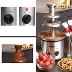 Koolatron Chocolate Fountain, Stainless Steel-Perfect for cake, fruit, marshmallows, cookies, pretzels or anything that you can hold under the falling curtain of chocolate