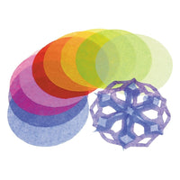 Roylco 4"(dia) Tissue Circles Craft Paper, Assorted, 1440 Pack (R-2172)-Age group and grade: Ages 4+