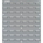 Kleton Metal Bin Support Racks, 18"W. x 19"H.-Louvered bin panels can be wall-mounted, attached to back of shelving, mounted on benches, carts, inside cabinets, fastened to slotted angle components or used for service truck interiors