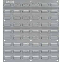 Kleton Metal Bin Support Racks, 18"W. x 19"H.-Louvered bin panels can be wall-mounted, attached to back of shelving, mounted on benches, carts, inside cabinets, fastened to slotted angle components or used for service truck interiors