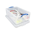 Really Useful Boxes 50L Storage Box, Clear-Colour: Clear