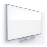 Quartet Silhouette Dry-Erase Board - Nano Clean - 50" W x 28" L-Nano sealing prevents ink from penetrating the board surface