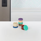 Sistema Dressing To Go, Assorted Colours, 4 Pack-Each pot has a 35ml capacity