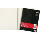 Studio pro Sketch Book, Coil Bound, 100 Sheets, 11" x 14"-Premium paper twin wire sketch books provide versatile paper, ideal for sketching with charcoals, pastels, and pencil media