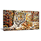 Designart Tiger Pride Animal Canvas Art Print, 40" x 20", (PT2404-40-20)-Print