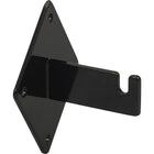 Wamaco Notched Wall Mount Bracket for Gridwall - Black - 16 Pack-Hardware for mounting gridwall to wall