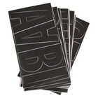 C-THRU 6" Frankin Repositionable Vinyl Letters, Black, 4 Pack-Simple to use: Create your own sign quickly and easily