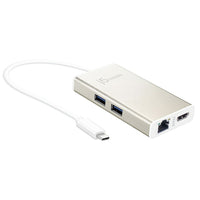 j5create JCA374 USB Type-C Multi-Adapter HDMI & Gigabit Ethernet & USB3.0-Type-C Multi Adapter